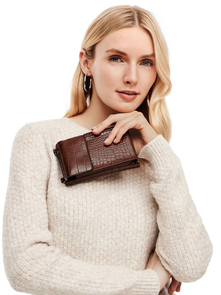 Phone pouch mit online flap wallet